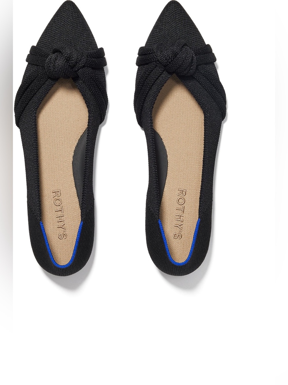 Rothy's The Knot Point II, Black, 11.5